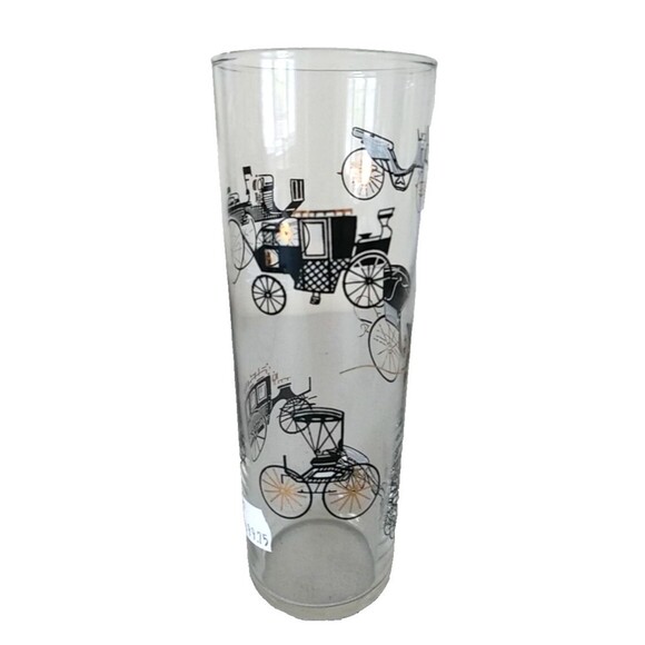 Libbey Other - LIBBEY Horseless Carriage 12oz Iced Tea 7" Tall Drink Replacement Glass MCM VTG